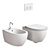 4all Wall-Hung Toilet Set 3D model small image 5