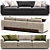 Elegant SOSPIRO Sofa Riva 1920 3D model small image 4