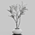 Title: Modern Branches in Glass Vases 3D model small image 4