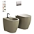 4all Collection Floor-Mounted Toilet/Bidet 3D model small image 1