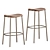 Trick Collection Upholstered Steel Stools 3D model small image 1