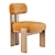 Difane De la Paz Dining Chair 3D model small image 2