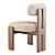 Difane De la Paz Dining Chair 3D model small image 3