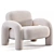 Modern BUBO Armchair Design 3D model small image 3