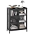 Elegant Black Display Cabinet 3D model small image 4