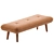 Elegant Blue Loa Bench 3D model small image 2