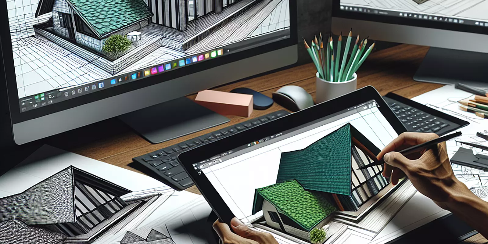 Mastering Roof Modeling in Architectural Visualization